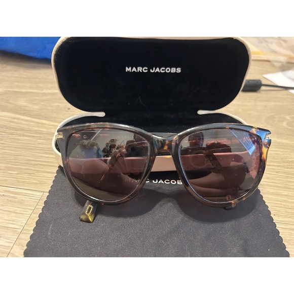 Marc Jacobs Dark Havana Tortoise Cat‎ Eye Sunglasses Case and Cloth Summer main image 6